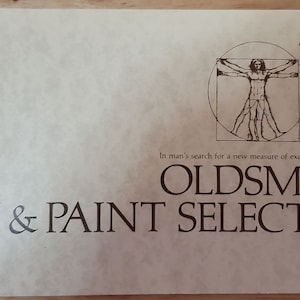 ORIGINAL 1979 Oldsmobile Omega Trim & Paint Chip Selections Folder 1B101
