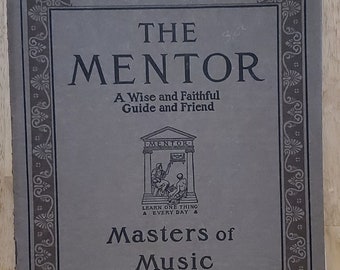 1913 Magazine Collection of 3 “The Mentor”