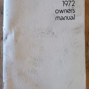 1972 Mercury Marquis Colony Park Owners Manual (Second Printing) MOM1-6