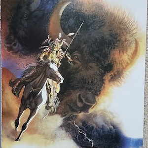 Bev Doolittle “RUNS WITH THUNDER” Bookplate Print Wall Art BD38