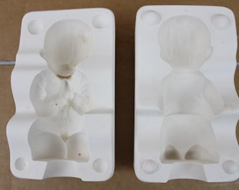 Ceramic Slip Mold 2 Piece Praying Boy Child Religious Statue R628 Casting Cast
