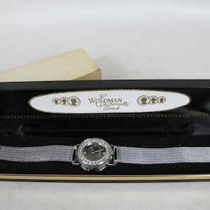 Working Vintage Woldman Swiss Women\'s Manual Wind watch 16mm Fit 6in\