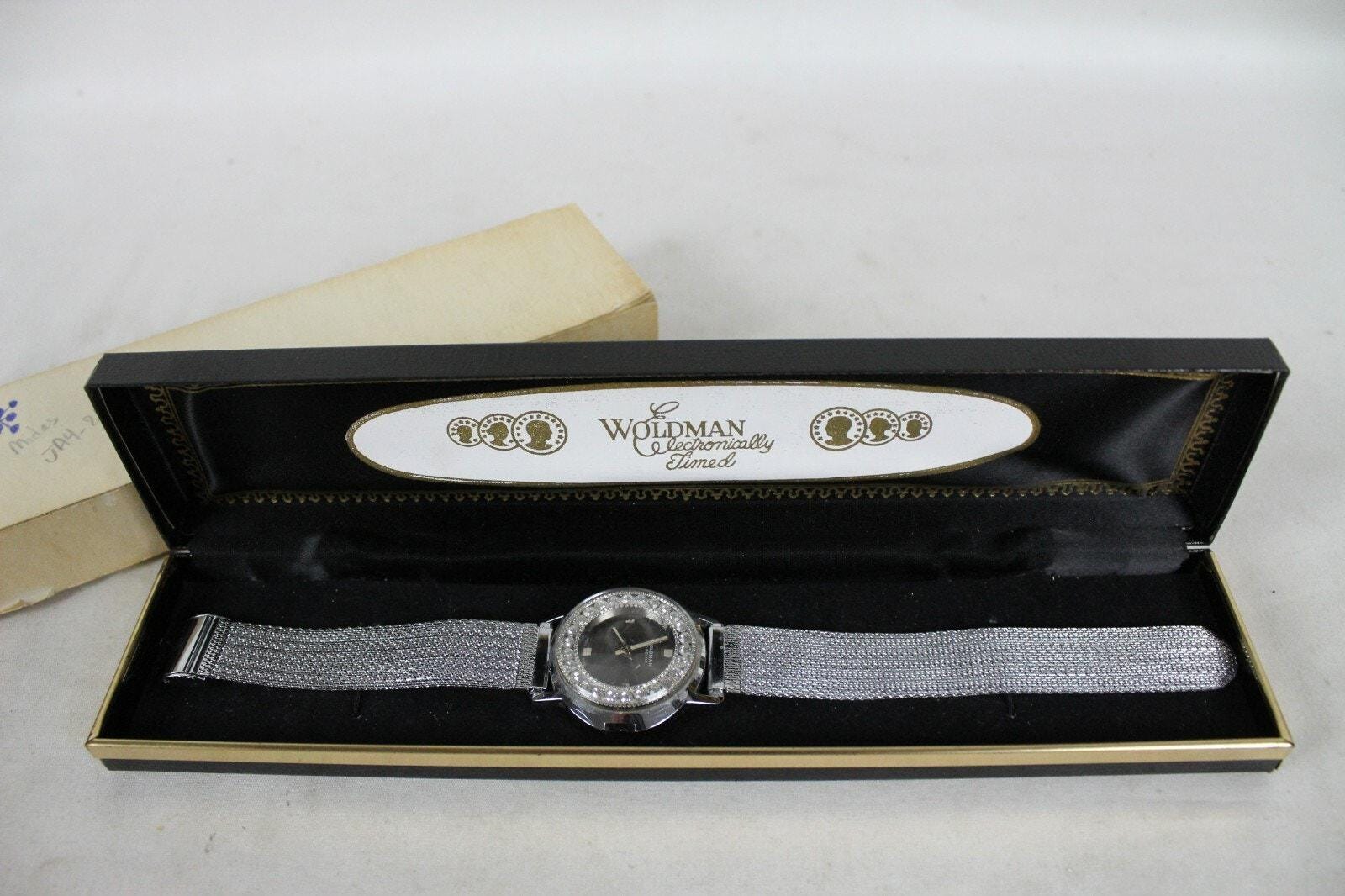 Working Vintage Woldman Swiss Women\'s Manual Wind watch 16mm Fit 6in\