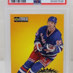 1997 Collectors Choice Crash the Game C1 Wayne Gretzky PSA 10 Pop 3 Hockey Card