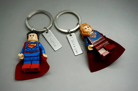 lego superman keyring