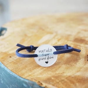 super big brother bracelet - personalized name bracelet - child bracelet - little brother - promoted to big brother - baby pregnancy announcement