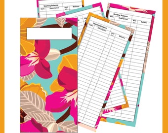 Cash Tracker Set + Envelope Design  - Aloha (Digital Download)
