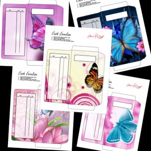 Cash Envelope Design Set - Fantasy Wings (Digital Download)