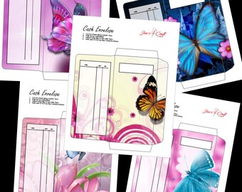 Cash Envelope Design Set - Fantasy Wings (Digital Download)