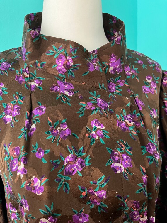 Vintage 1980s Oscar de la Renta Silk Shirt - image 5