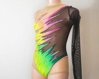 Rhythmic Gymnastics leotard / leotard for RG / size 10 / in stock / Competition leotard / 新体操レオタード