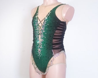 Rhythmic Gymnastics leotard / leotard for RG / size 8 / in stock / Competition leotard / 新体操レオタード