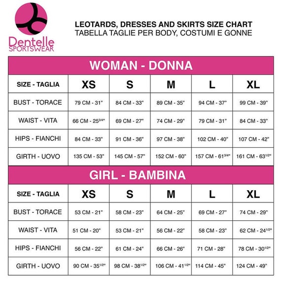 Rg Costumes Size Chart