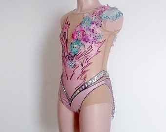 Rhythmic Gymnastics leotard / leotard for RG / size 12 / in stock / Competition leotard / 新体操レオタード