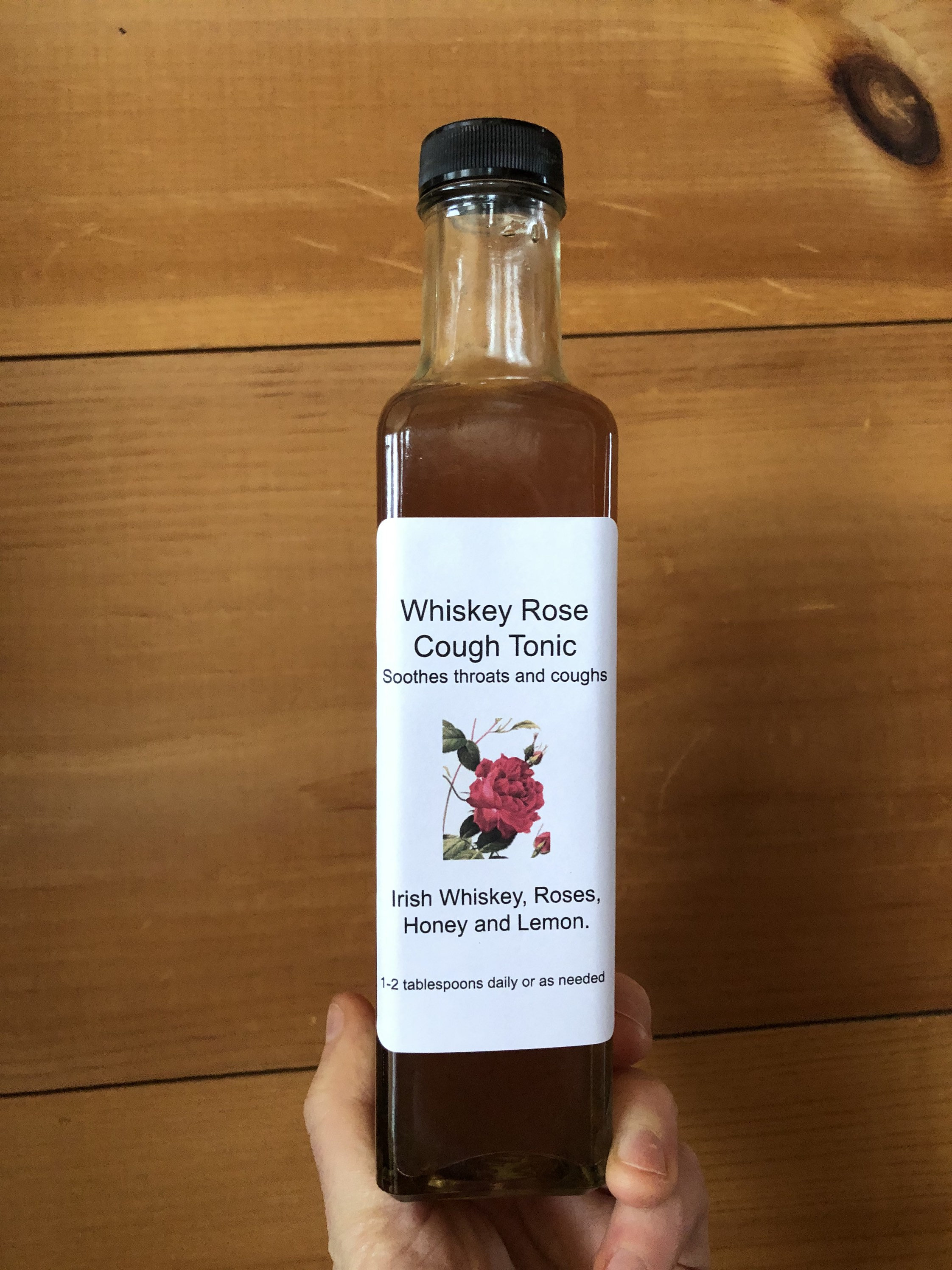 Whiskey Rose Cough Tonic Etsy