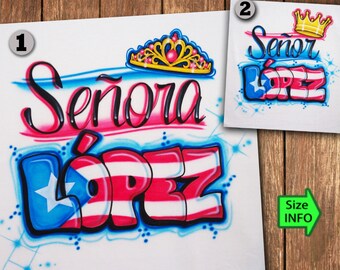 Airbrush Puerto Rico Etsy