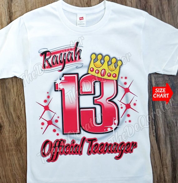 ROMANTIC CROWN ♥ TRIPLE DAISY MIXED LOGO TEE SHIRT Personalized Official Teenager T-shirt, Crown 13th Birthday