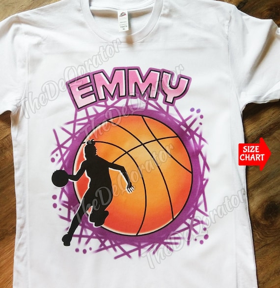 Camiseta de baloncesto personalizada camiseta grafica de chica de baloncesto camiseta del dia del juego equipo deportivo escolar ninos pequenos