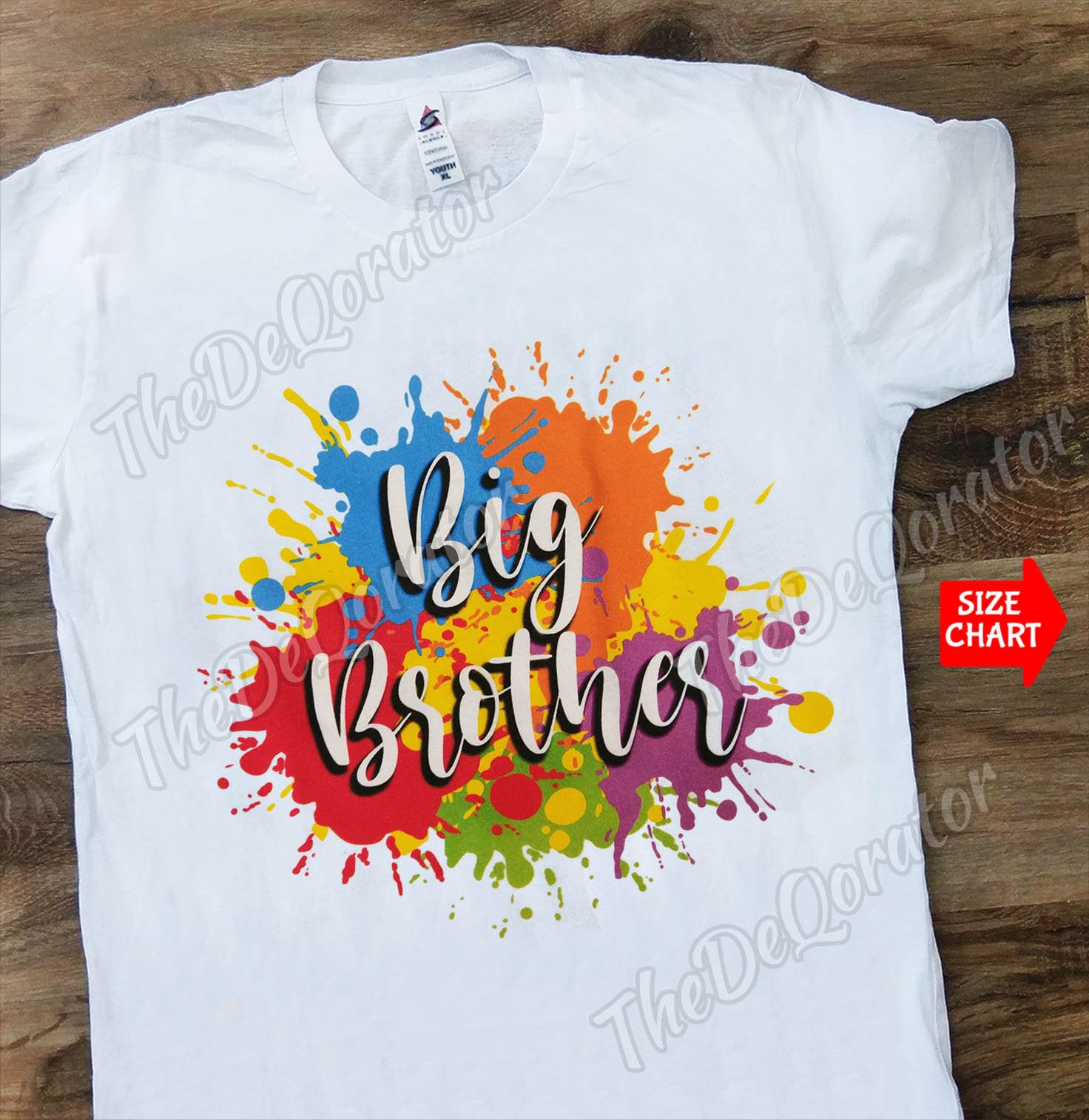 Personalized Big Brother Lil Cousin Matching Graffiti T-shirt
