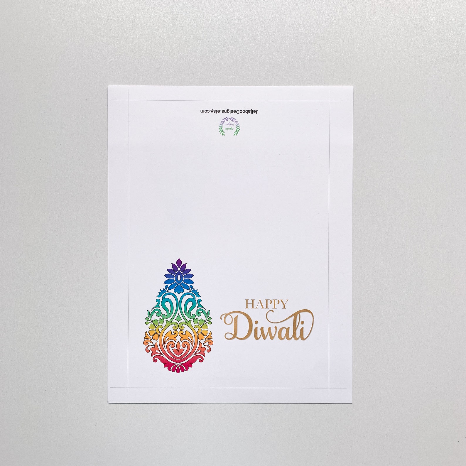Printable Instant Download Happy Diwali Card Diwali Card - Etsy