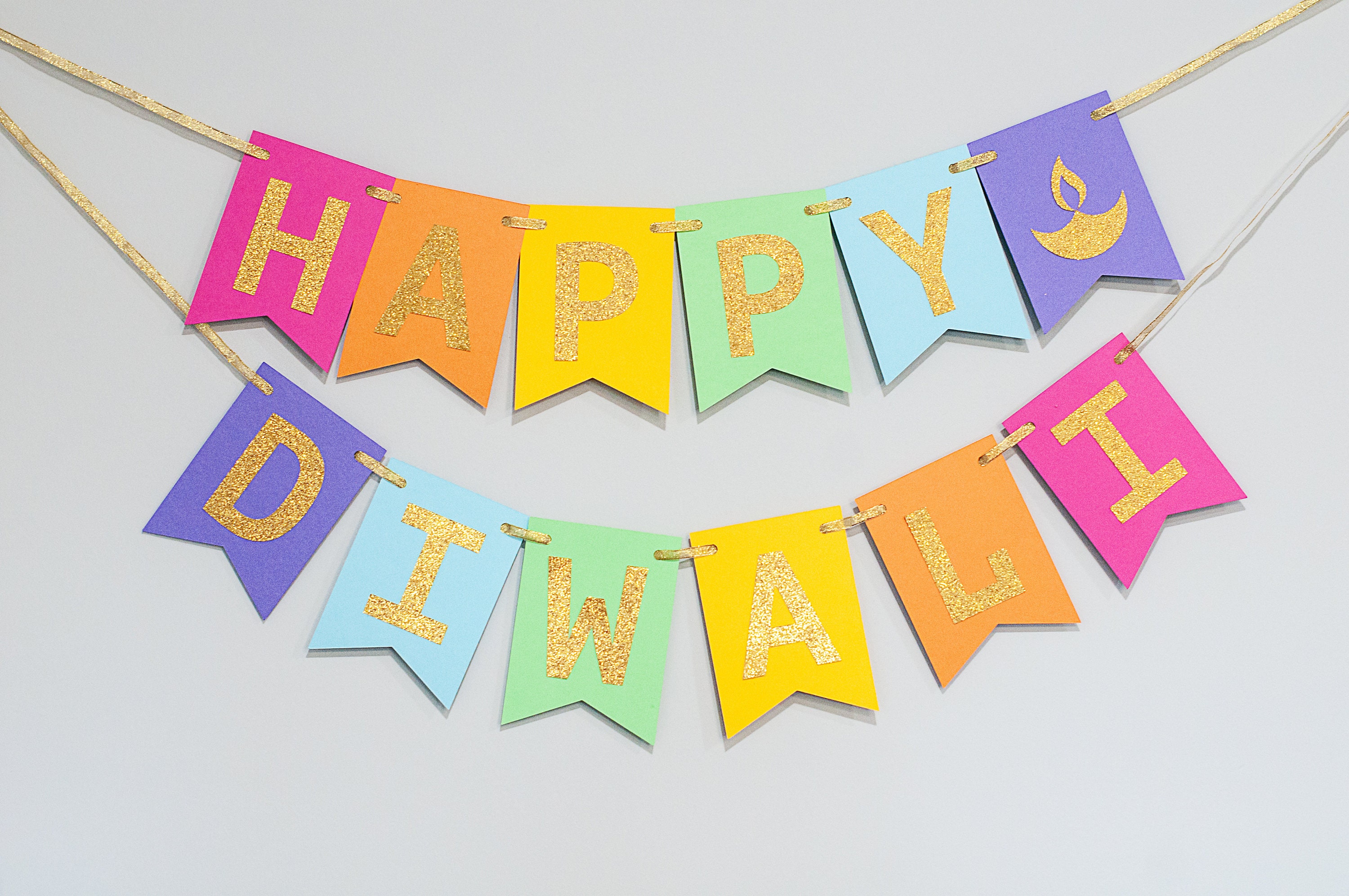 Diwali Banner Diwali Decoration Happy Diwali Banner for - Etsy UK