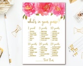 Floral Whats in just Your Purse Recreation - Printable Bridal Shower Purse Activity - White Crimson Gold Floral Bridal Shower Sport - Immediate Down load picture relating to Bridal Shower Purse Game Printable titled Floral Whats in just Your Purse Sport - Printable Bridal Shower Purse Video game - White Purple Gold Floral Bridal Shower Activity - Immediate Down load