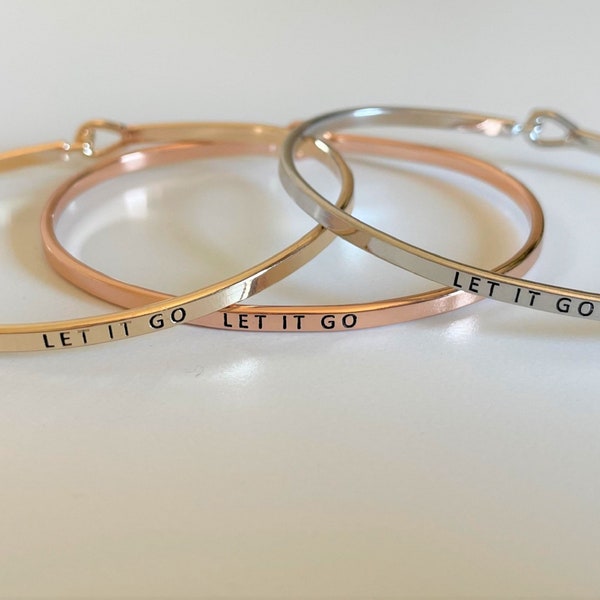 Let it go bracelet by Recovery Matters