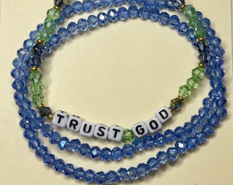 Trust God Friendship Bracelet by Recovery Matters