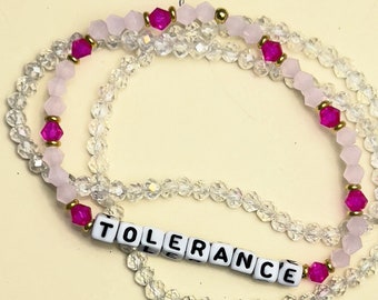 Tolerance Friendship Bracelet by Recovery Matters