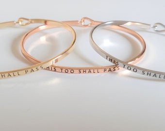 This too shall pass Bracelet by Recovery Matters