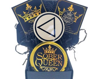 The "Sober Queen" Recovery Celebration Value Gift Box 3x3