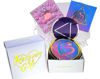 The "Sharing and Caring - Sponsor" Recovery Celebration Value Gift Box 3x3
