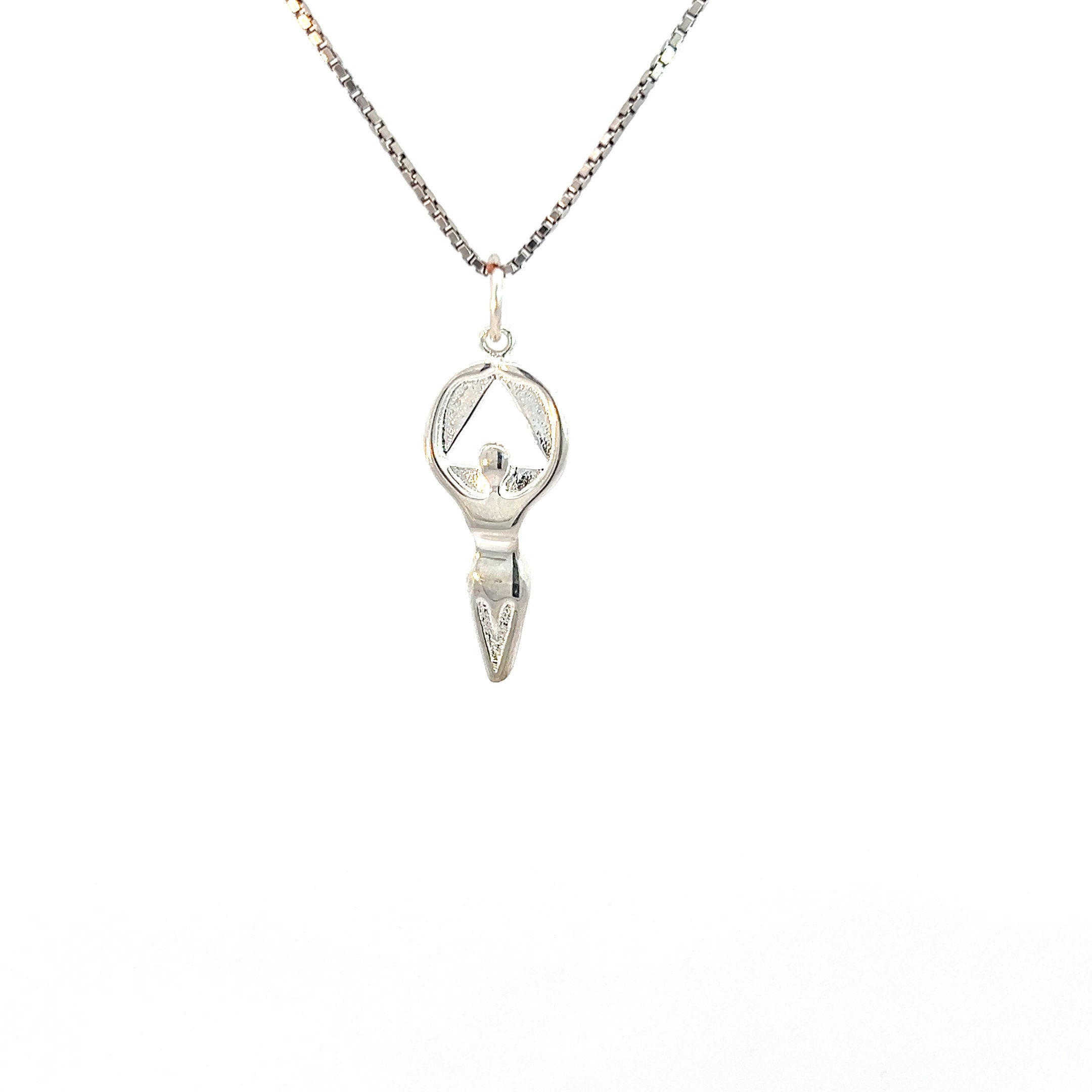 Aa Chain Alcoholics Anonymous Sterling Silver, AA Women in Recovery Pendant ...