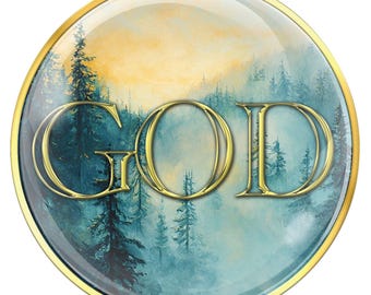 AA Recovery Medallion - GOD - Abandon Yourself To God As You Understand God
