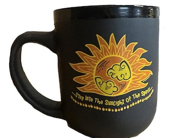 Step Into the Sunlight of the Spirit Mug | 12oz Recovery Coffee Mug | AA Inspired Gift | Sobriety Gift | Inspirational Coffee Cup
