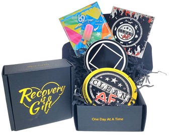 The "Clean AF" Recovery Celebration Value Gift Box 3x3