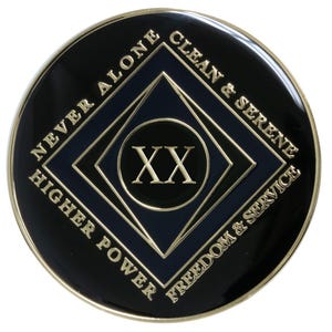 Alcoholics Anonymous, Recovery Jewelry, Clean time, NA Medallion, Recovery Gift,   Recovery, Addiction Recovery