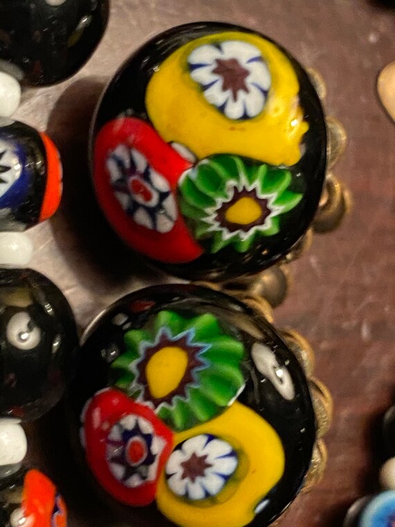 Miriam Haskell - Signed - Black Venetian Glass Be… - image 3