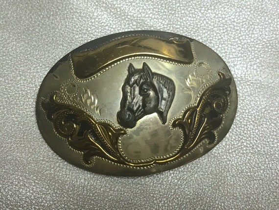 Vintage Silver belt buckle By Irvine Comstock Sil… - image 1