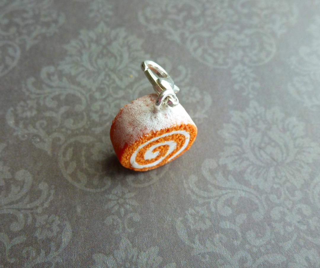 Pumpkin Roll Charm - Etsy