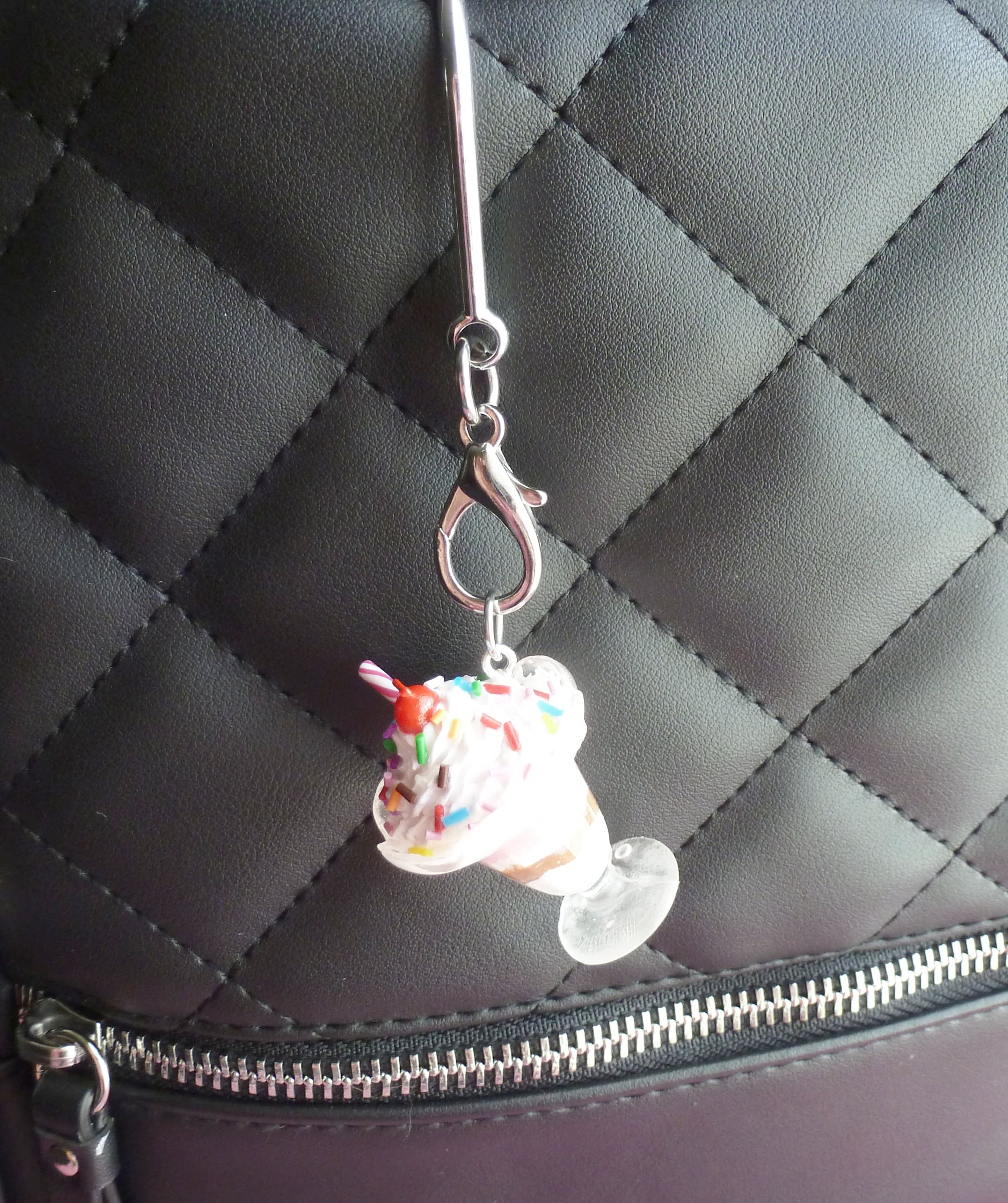 Purse Key Hook Purse Key Finder Miniature Food Jewelry Polymer Etsy