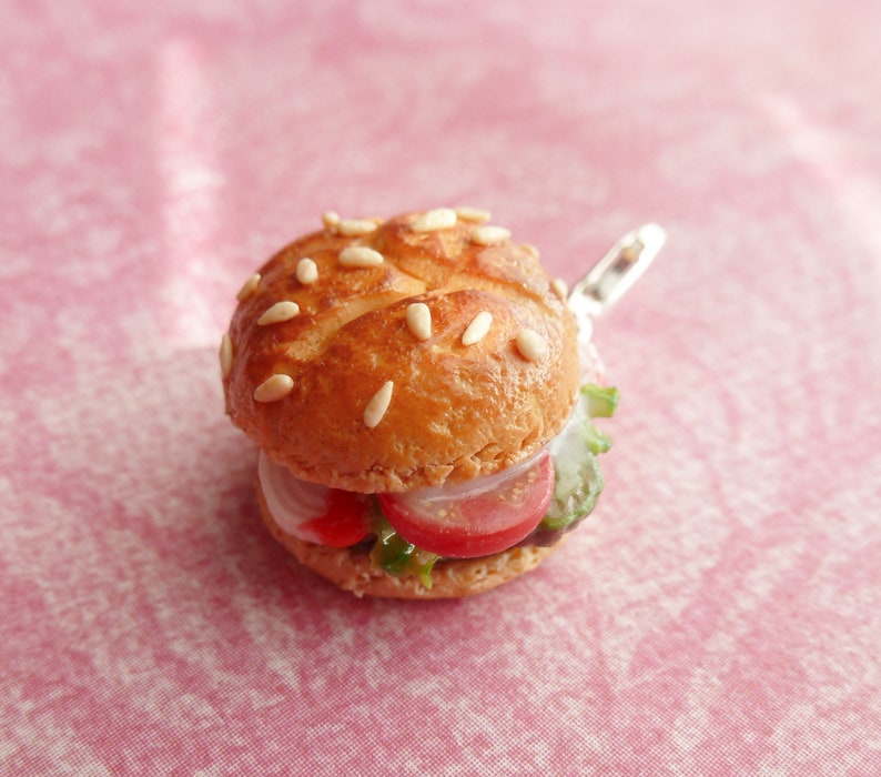 4th of July,Miniature Food Jewelry,Polymer Clay Jewelry,Clay Jewelry, Handmade Jewelry image 1