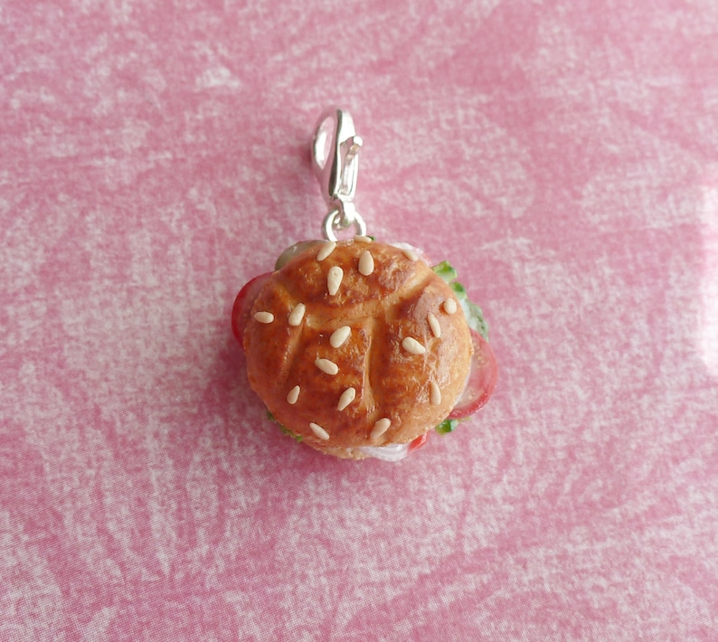 4th of July,Miniature Food Jewelry,Polymer Clay Jewelry,Clay Jewelry, Handmade Jewelry image 2