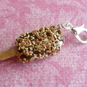 Ice Cream Bar Miniature Food Jewelry Polymer Clay Ice Cream Charm