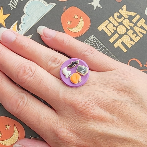 Halloween Ring/Halloween Jewelry/Adjustable Ring