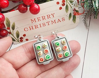 クリスマスクッキー、ベーキングシート、クリスマスジュエリー、ポリマークレイイヤリング