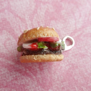 4th of July,Miniature Food Jewelry,Polymer Clay Jewelry,Clay Jewelry, Handmade Jewelry image 3