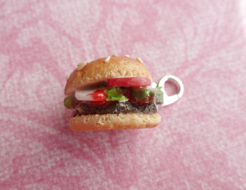 4th of July,Miniature Food Jewelry,Polymer Clay Jewelry,Clay Jewelry, Handmade Jewelry image 3