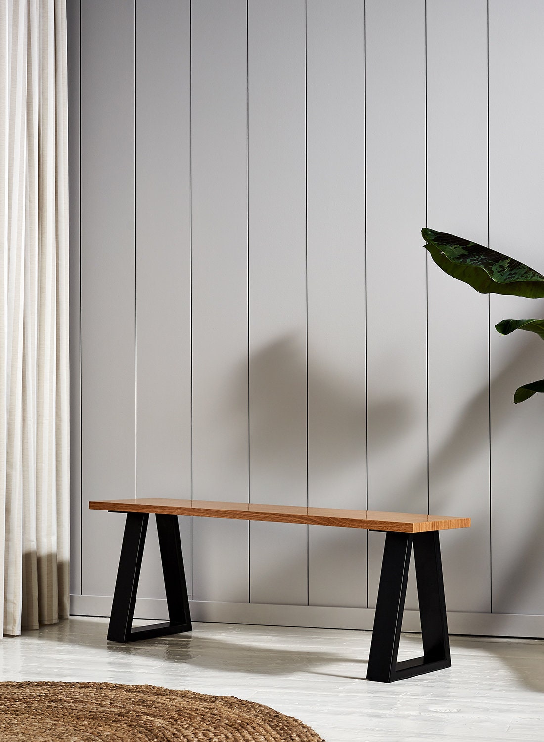 Banc En Chêne Avec Base