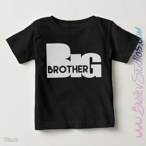 Big Brother Short Sleeve Toddler T-Shirt, Big Bro Kids Tee, Trendy Clothes Gift, Boys Clothing, Matching Set, Custom gift for big brother